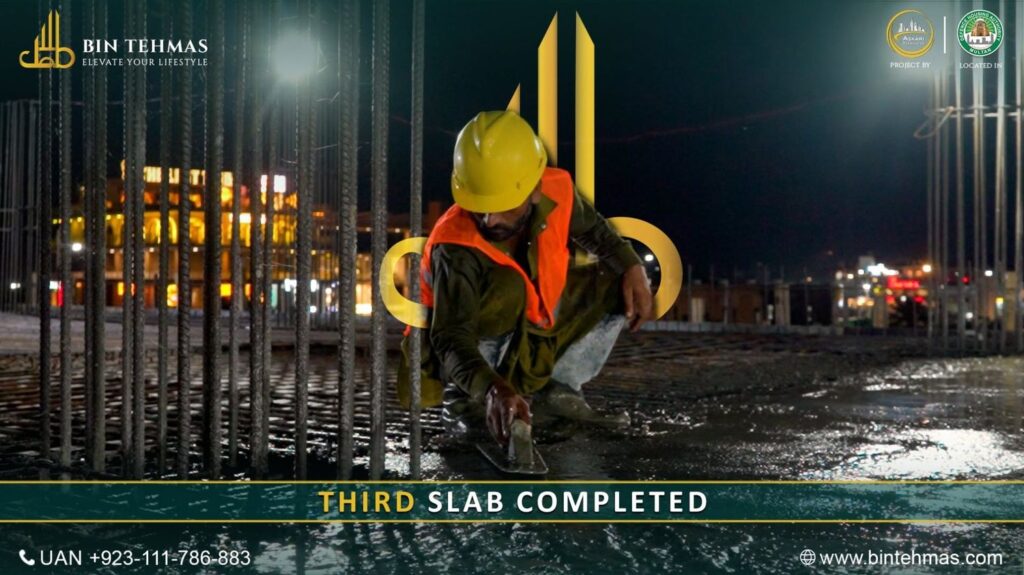 Bin Tehmas Reaches Another Milestone 3rd Slab Concrete Pouring Completed