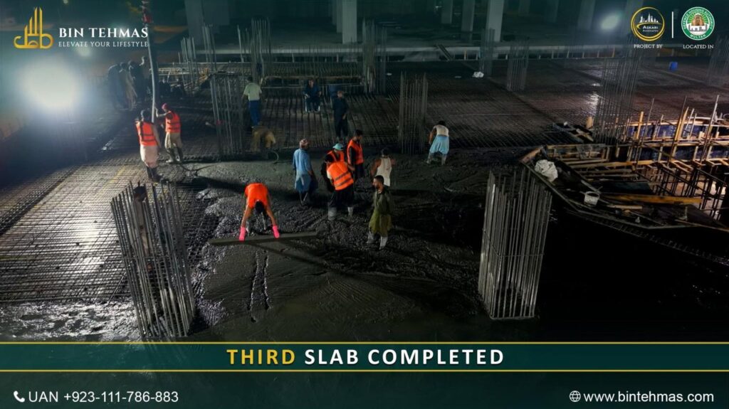 Bin Tehmas Reaches Another Milestone 3rd Slab Concrete Pouring Completed 3