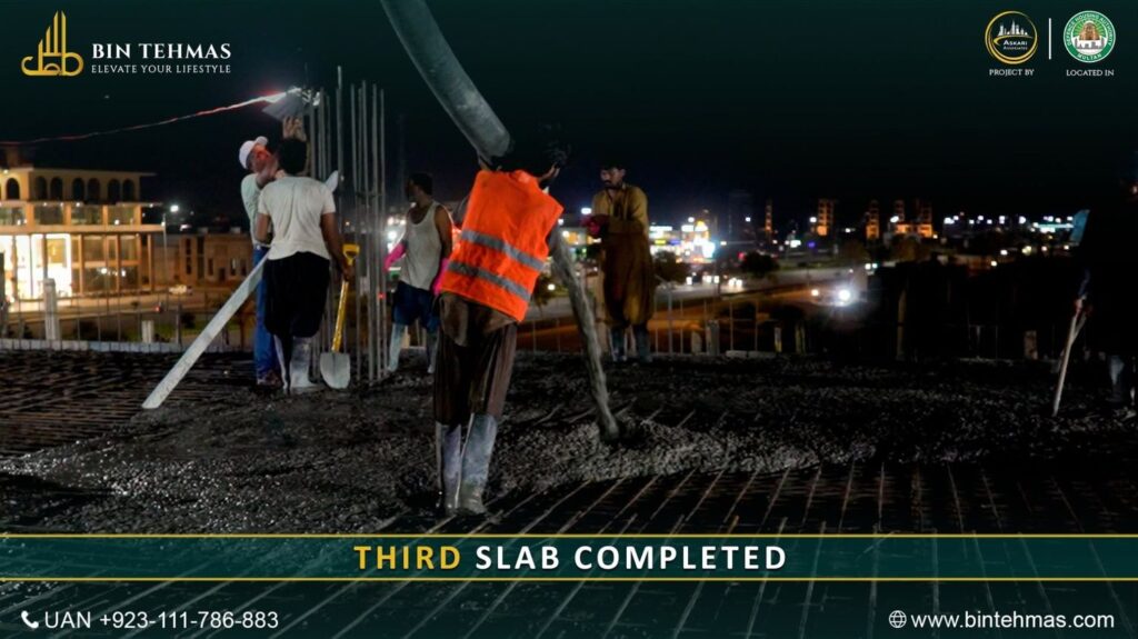 Bin Tehmas Reaches Another Milestone 3rd Slab Concrete Pouring Completed 6